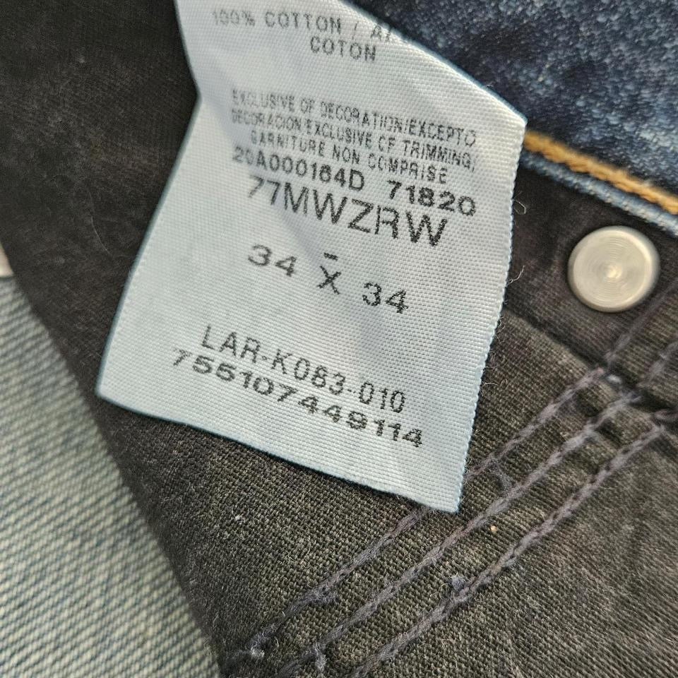 Wrangler Navy Short Jeans - W34