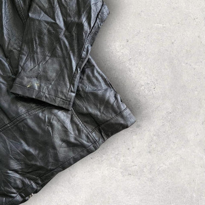 Levi’s black leather jacket xlarge in perfect condition no flaws