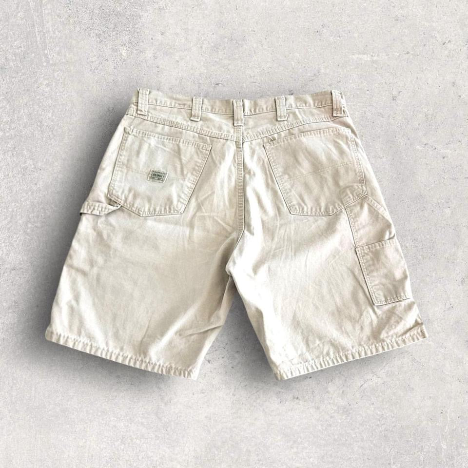 Wrangler Cream Carpenters Shorts W36