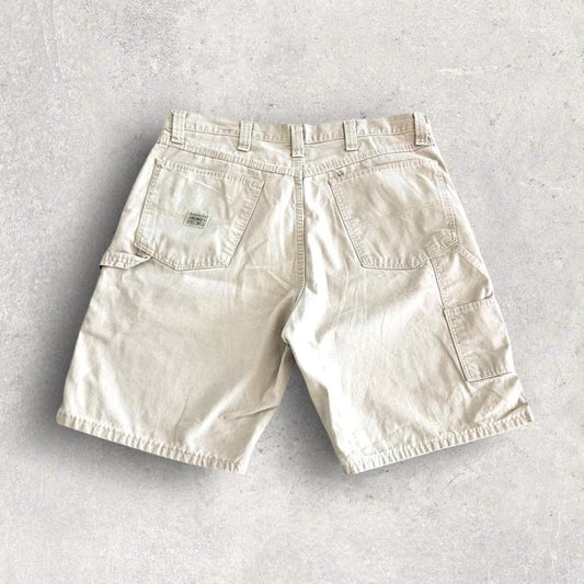 Wrangler Cream Carpenters Shorts W36