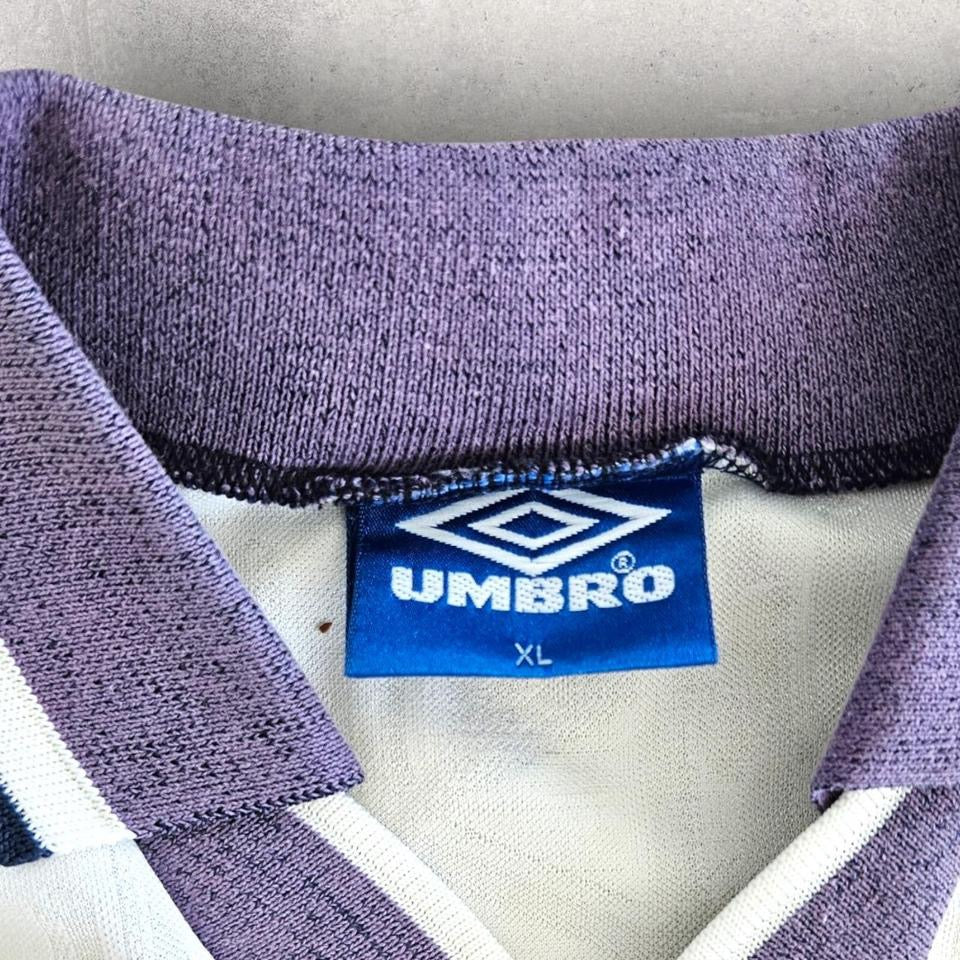 Y2K Umbro Sports Polo Long Sleeve - XL חולצת פולו ארוכת שרוול של אומברו מידה XL לגבר,