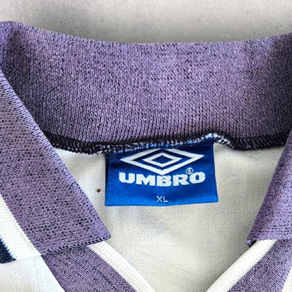 Y2K Umbro Sports Polo Long Sleeve - XL חולצת פולו ארוכת שרוול של אומברו מידה XL לגבר,