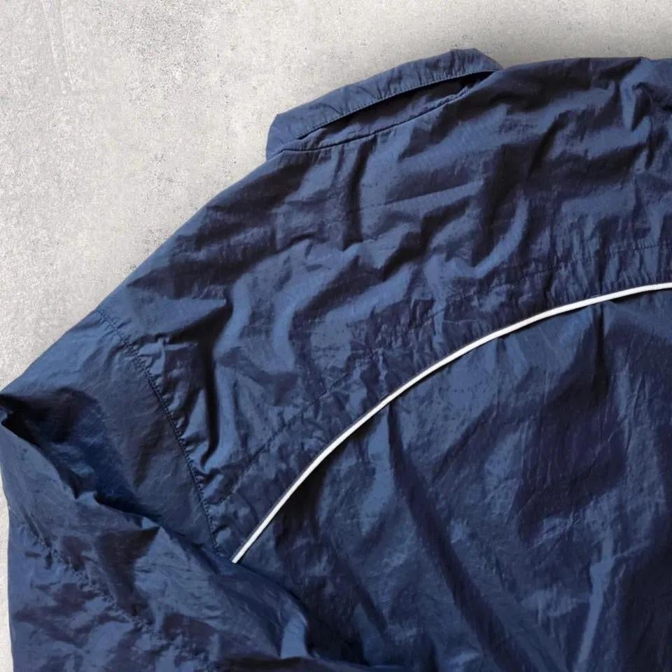 Vintage Reebok nylon jacket size L navy lightweight