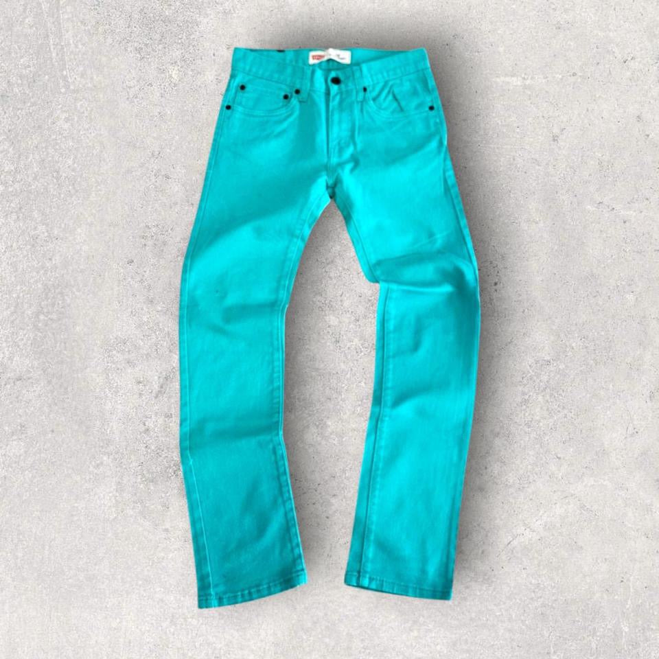 Levi’s 510 Green Jeans - Skinny - 28x28 ג'ינס ירוק בגזרה צמודה
