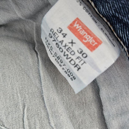 Wrangler Blue Baggy Jeans - 34x30