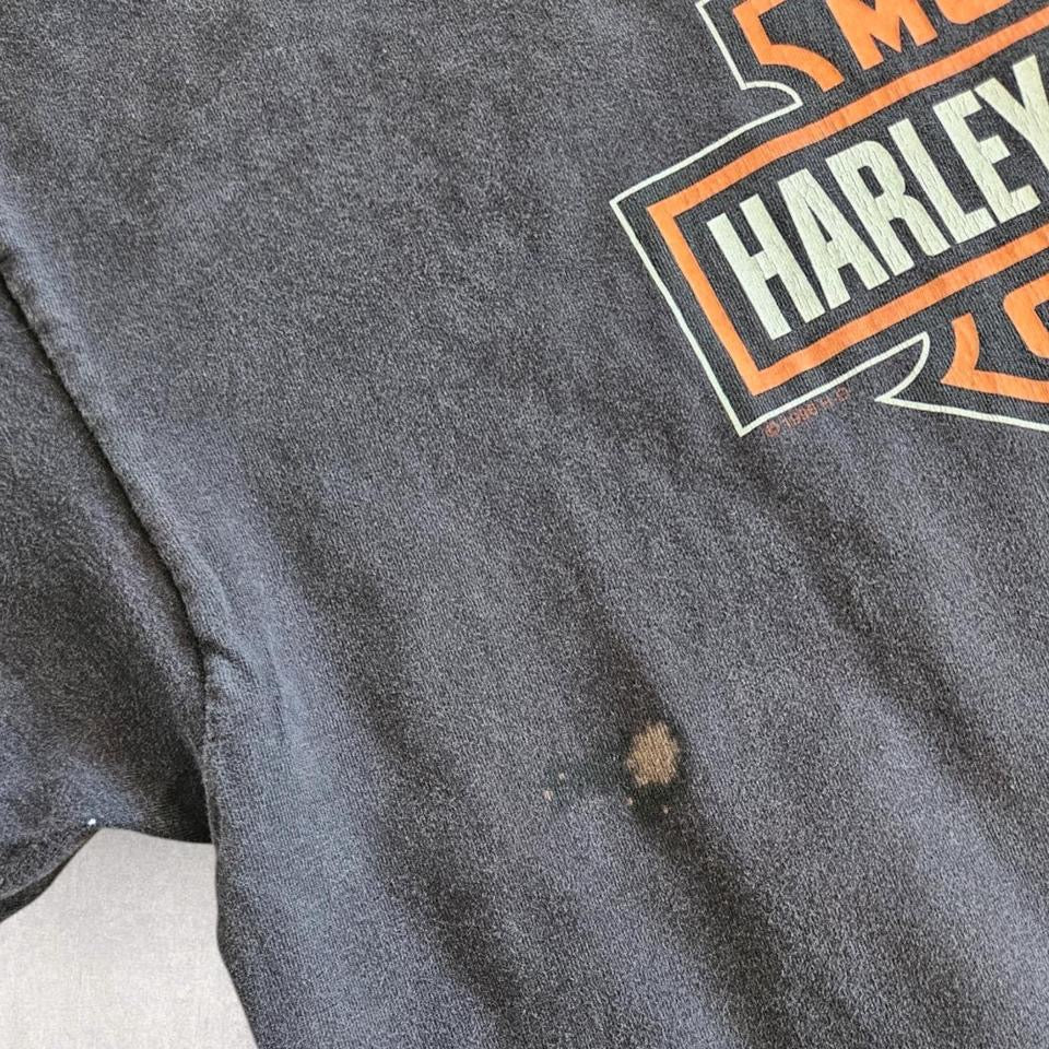 Vintage 1996 Harley Davidson Tee - L חולצת טי וינטאג' מקורית משנת 1996 של הארלי דיווידסון, מידה L