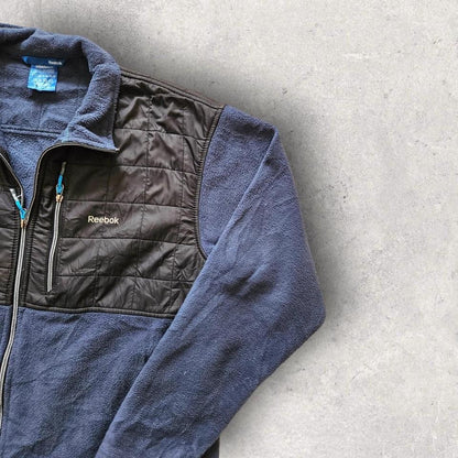 Reebok fleece jacket large size XL, perfect condition, no flaws