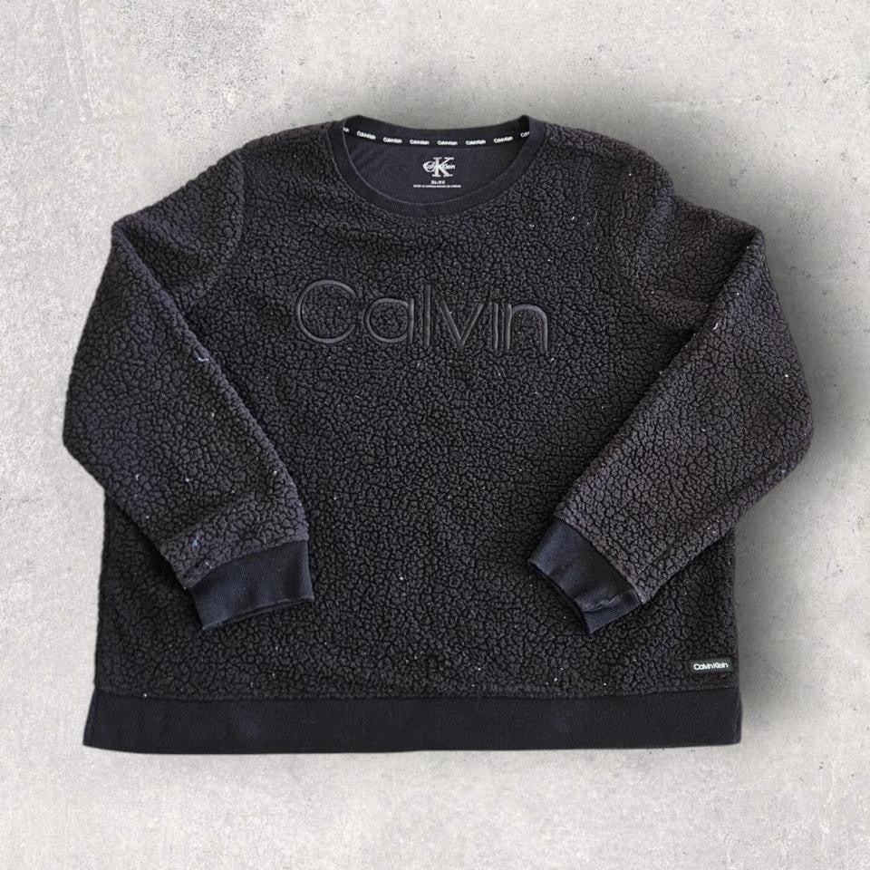 סווטשירט פליז לנשים Calvin Klein במידה L