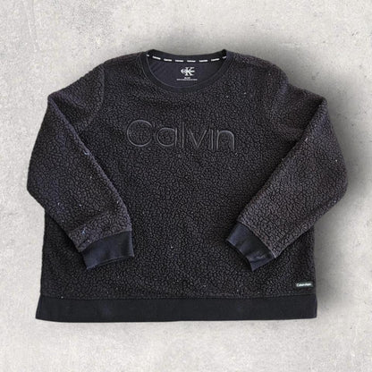 סווטשירט פליז לנשים Calvin Klein במידה L