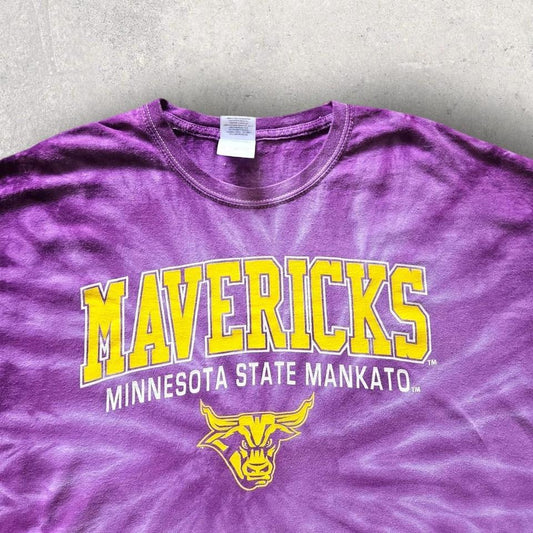 Gildan Tie dye Mavericks Tshirt - Large חולצת טאי דאי גילדן מידה L/XL        