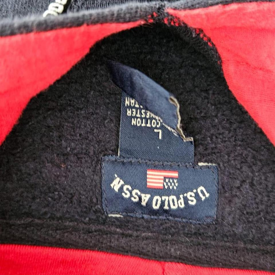 Us Polo ASSN navy Hoodie Large, baggy fit, navy color, excellent condition