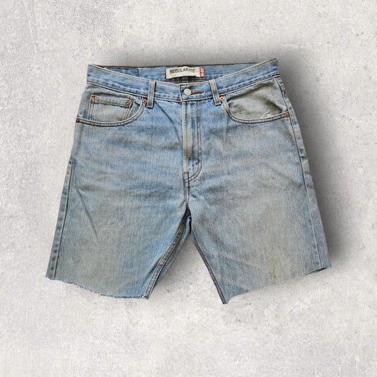 Levi’s 505 Blue Short Jeans – W32