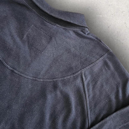 Vintage Champion Navy 1/4 Zip - L, סוודר רבע רוכסן Champion כחול כהה מידה L