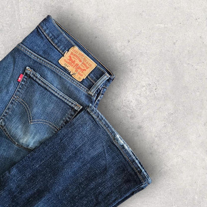 Levi’s 514 Navy Jeans - 36x30 ג'ינס כחול נייבי מידה W36 L30