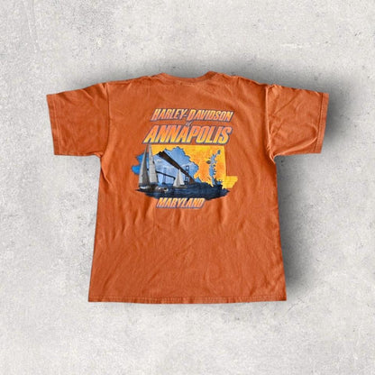 2006 Harley Davidson Graphic Tee - Large חולצת הארלי דיווידסון גרפית משנת 2006 במידה L