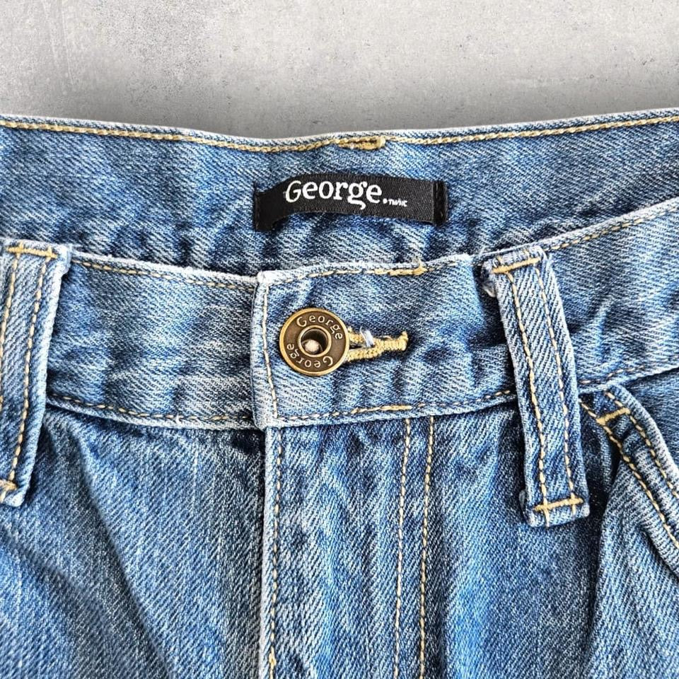 George carpenters blue jeans vintage workwear streetwear 30x30          