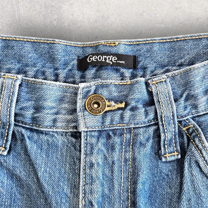 George carpenters blue jeans vintage workwear streetwear 30x30          