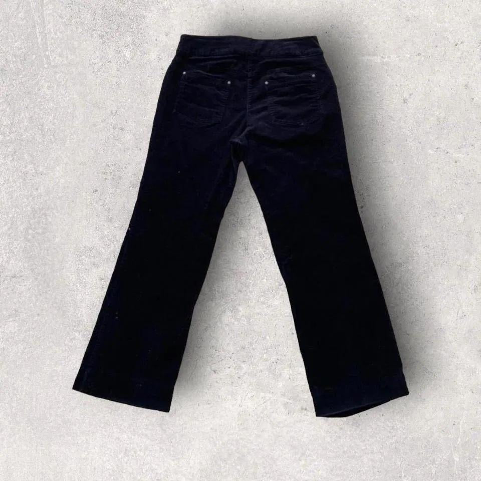 Black corduroy pants