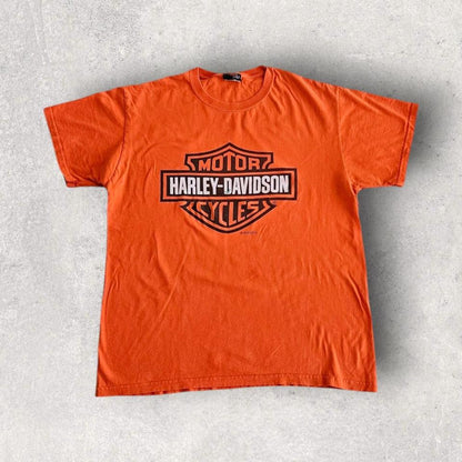 Harley Davidson 2012 Bog logo Tee - Large חולצת הרלי דיווידסון וינטג' 2012, מידה L