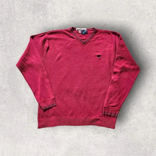 Chaps V-Neck Light Sweater - M, סוודר קל עם צווארון V
