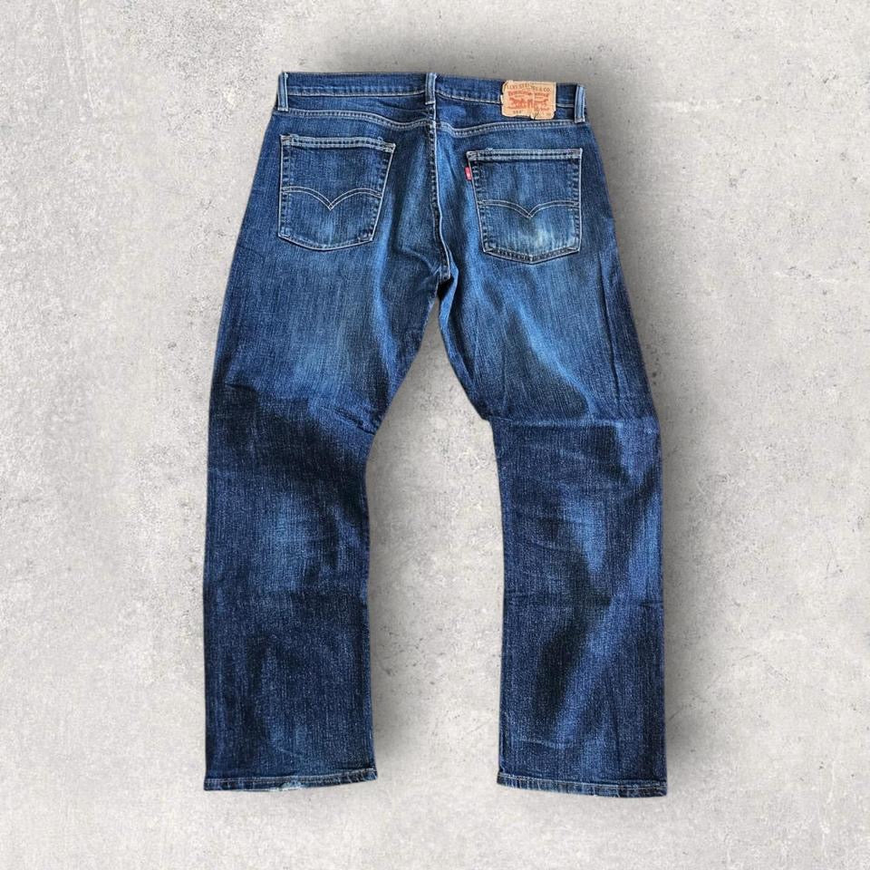 Levi’s 514 Navy Jeans - 36x30 ג'ינס כחול נייבי מידה W36 L30