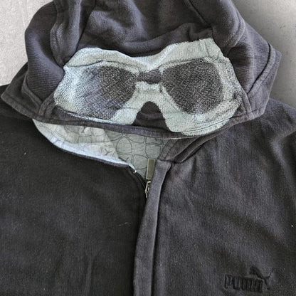 Puma X Ferrari Black Hoodie Large, black color, light fade, very good condition