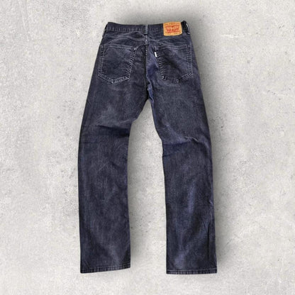 Levi’s 514 Navy Corduroy pants – 30x32 עם כתם קטן מקדימה