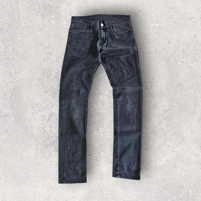 Carhartt black skinny jeans W30 L32 faded slim vintage streetwear