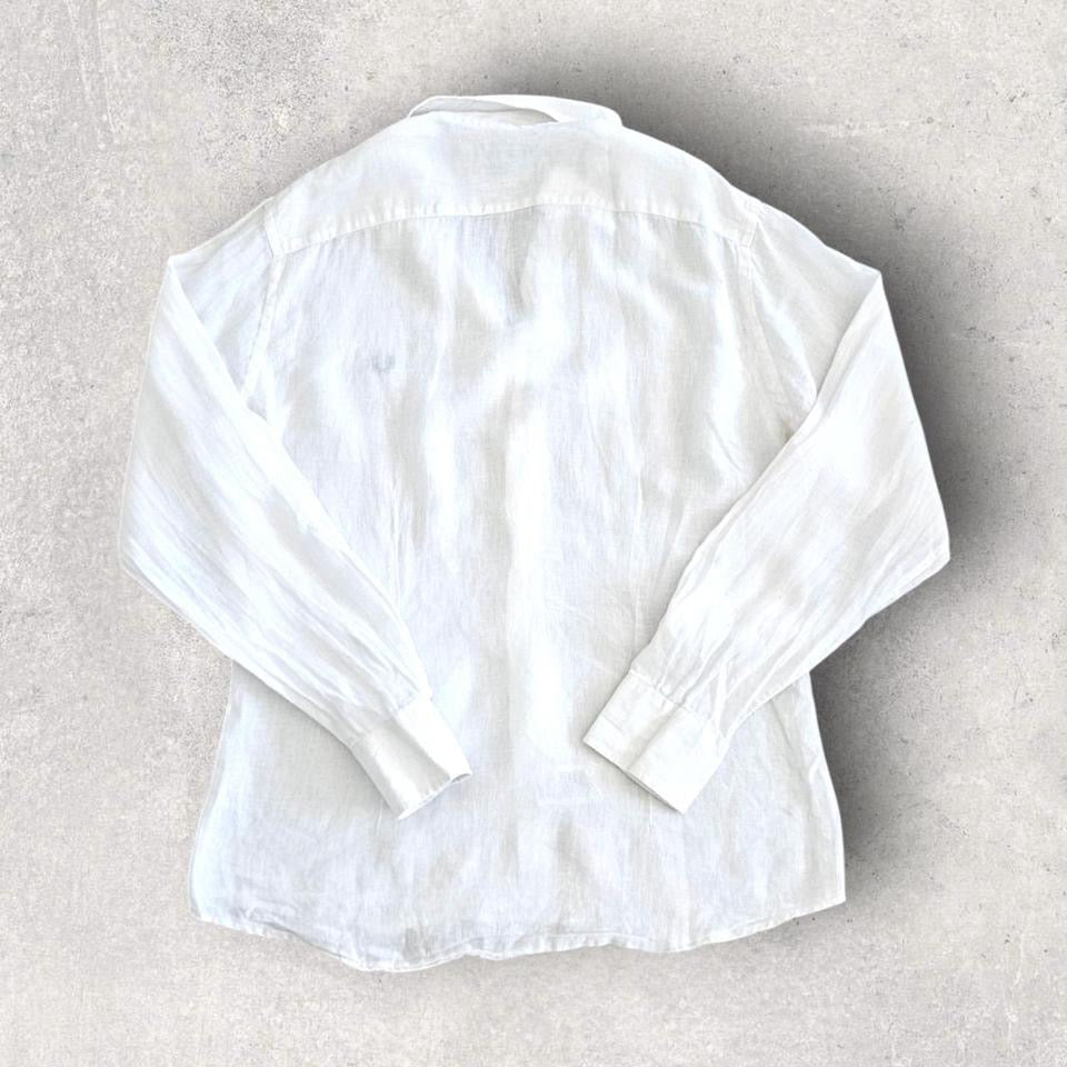Fred Perry White Polo shirt - L חולצת פולו לבנה פרד פרי מידה L
