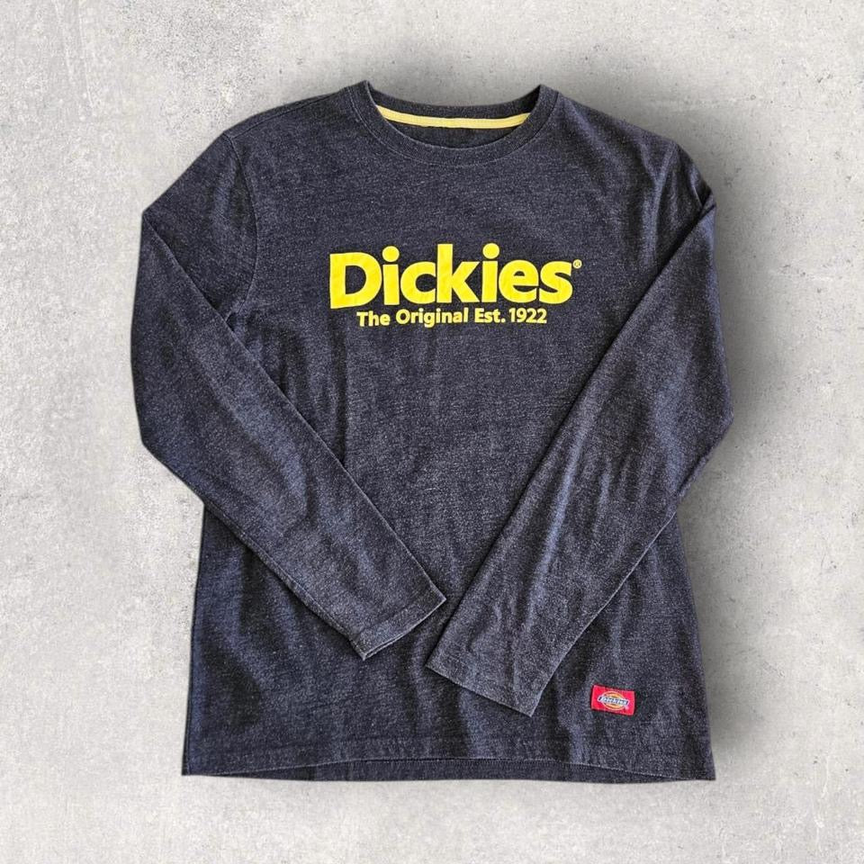 Dickies Dark Grey Logo Tee - Small חולצת דיקיס אפורה כהה במידה S