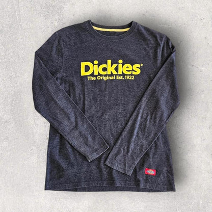 Dickies Dark Grey Logo Tee - Small חולצת דיקיס אפורה כהה במידה S