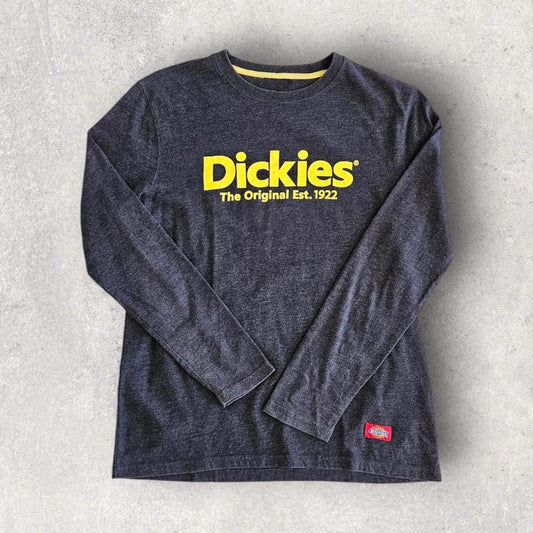 Dickies Dark Grey Logo Tee - Small חולצת דיקיס אפורה כהה במידה S