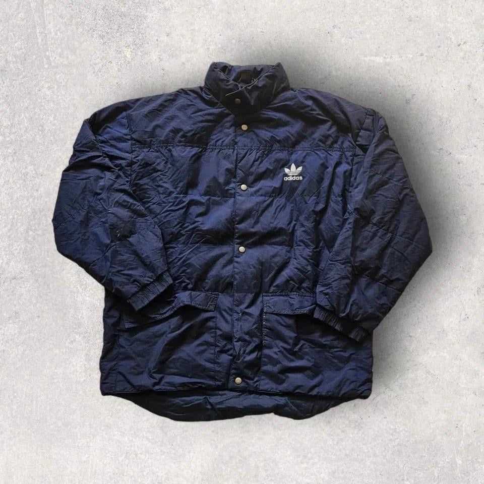 Retro Adidas Navy Coat Large