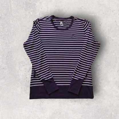 Nike Purple Stripes Sweatshirt - L