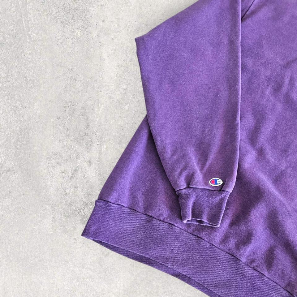 Vintage Champion Purple Hoodie - XL