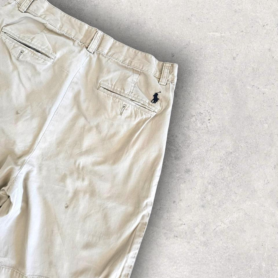 Polo Ralph Lauren Cream Shorts בצבע קרם