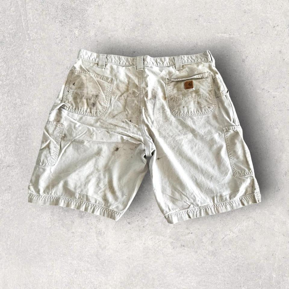 Carhartt Cream Carpenter Shorts - W42