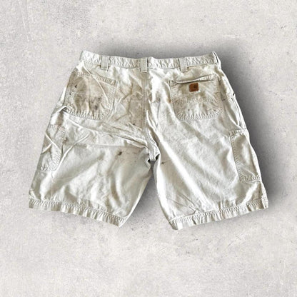 Carhartt Cream Carpenter Shorts - W42