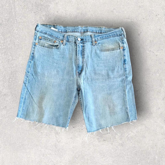 Levi’s 514 Blue Short Jeans – W38 ג’ינס קצר וינטאג’