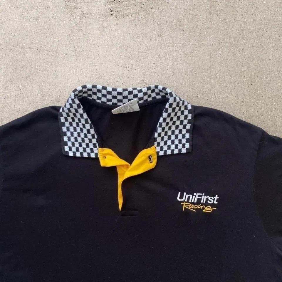 Vintage Racing Polo - XXL חולצת פולו וינטג' ספורטיבית במידה XXL