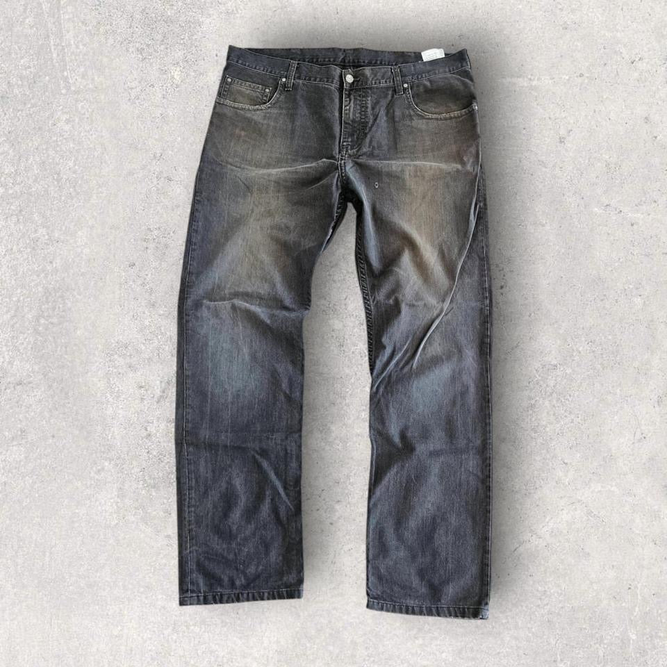 Carhartt Grey Workwear Pants - 38x34, Waist 104cm, Length 117cm, workwear style, 8/10 Condition.