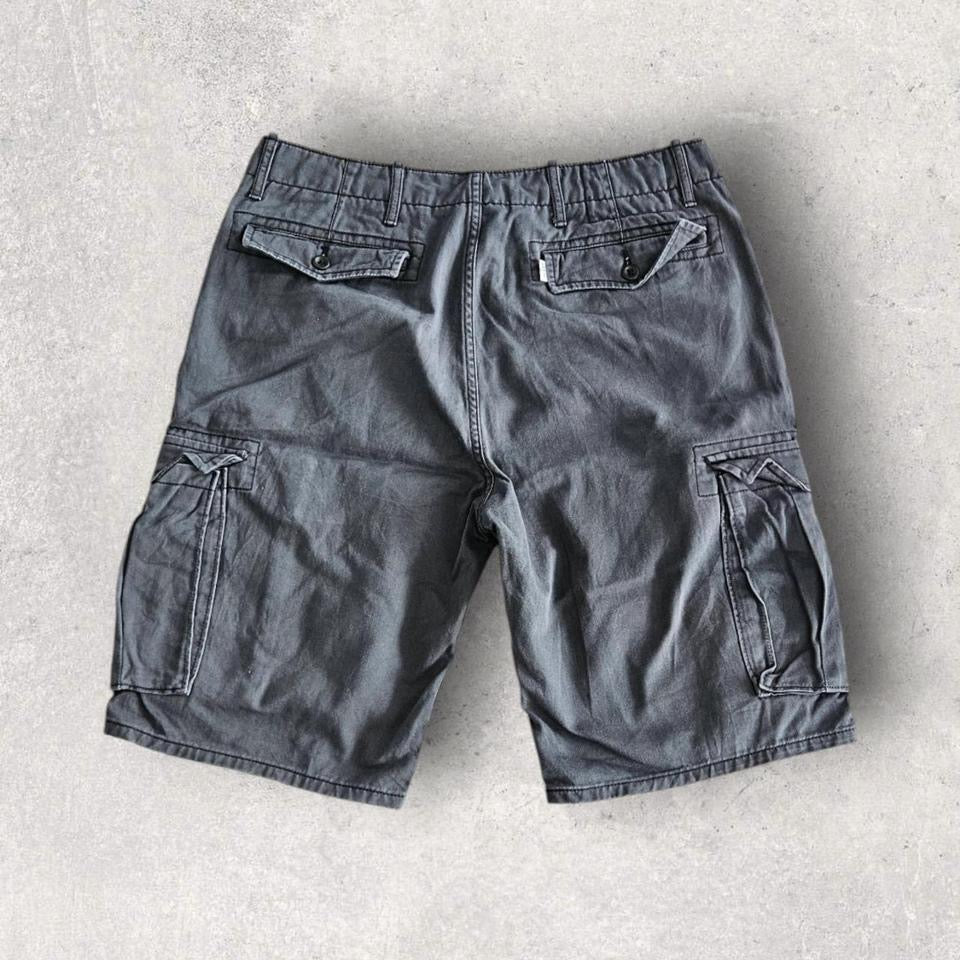Levi’s Dark Grey Cargo Shorts W32 Vintage Utility