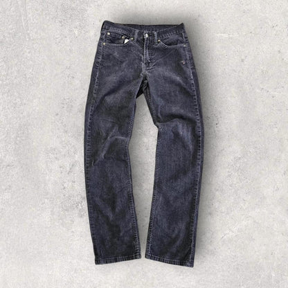 Levi’s 514 Navy Corduroy pants – 30x32 עם כתם קטן מקדימה
