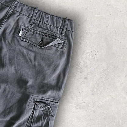 Levi’s Dark Grey Cargo Shorts W32 Vintage Utility