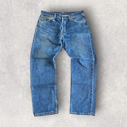 Levi's 590 Navy Jeans - 36x32 מידה W36 L32