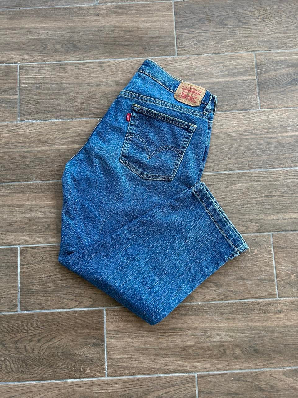 Levis Navy Jeans Classic Slim Stretch