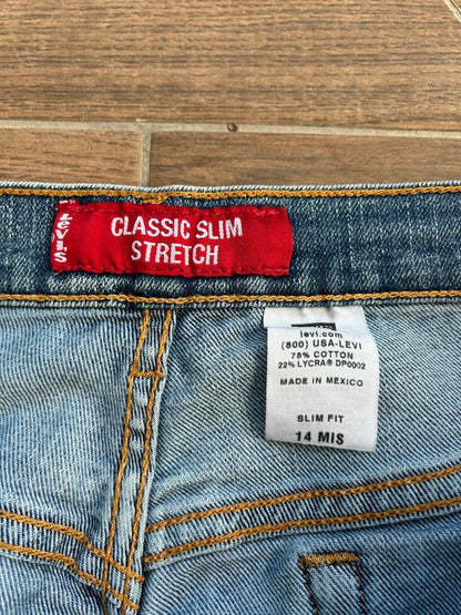 Levis Navy Jeans Classic Slim Stretch