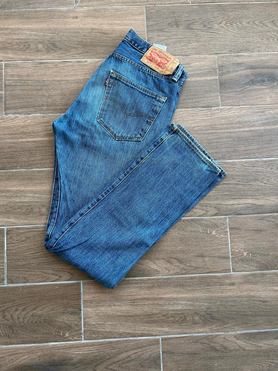 Levis 501 Navy Jeans - 31x34