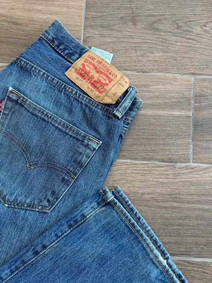 Levis 501 Navy Jeans - 31x34