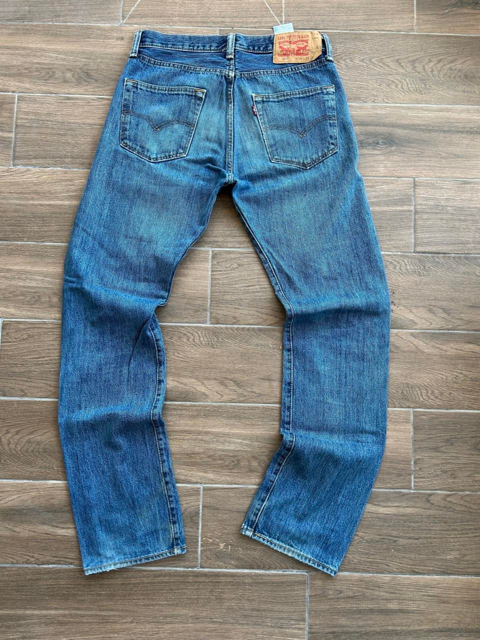 Levis 501 Navy Jeans - 31x34